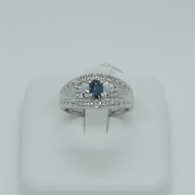 ＰＴアレキサンドライトダイヤ　　アレキ０．３２ＣＴ　ダイヤ０．１７ＣＴ　リングサイズ９号