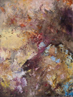 minéral, 50x70cm, huile