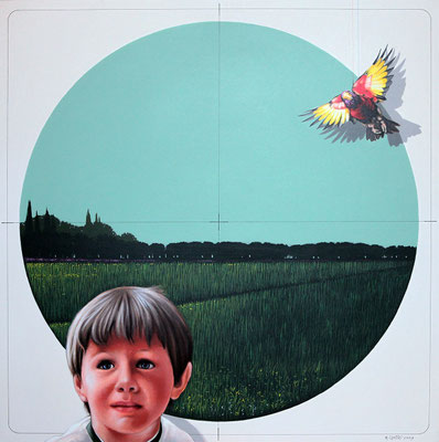 PIETRO olio su tela cm 50 x 50