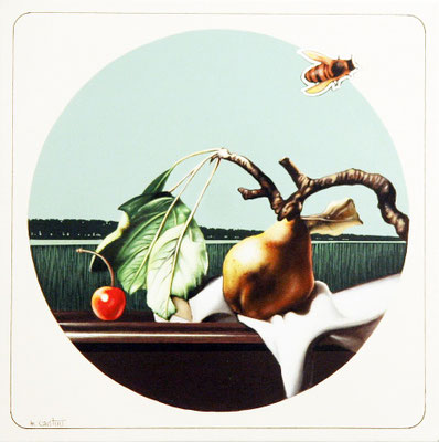 NATURA MORTA olio su tela cm 30 x 30