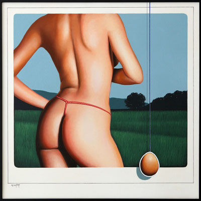 NUDO olio su tela cm 50 x 50