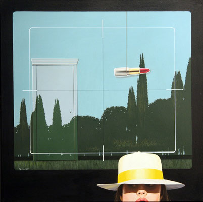 LA STANZA DEI GIOCHI olio su tela cm 50 x 50