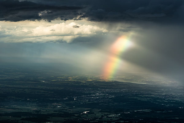 Regenbogen über Rosenheim