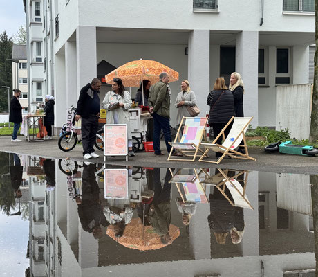 Reger Austausch in der Steubenstraße