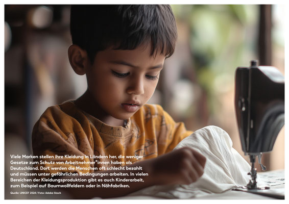 Plakatreihe Textilindustrie, Foto: Adobe Stock