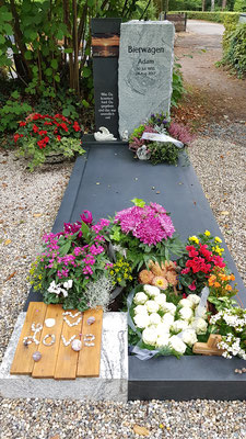 Grababdeckung für Einzelgrab in Kaiserslautern