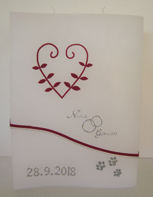 Hochzeitskerze 72