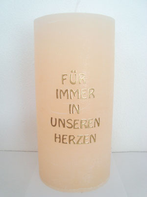 Trauerkerze 58