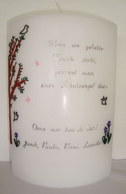 Trauerkerze 34