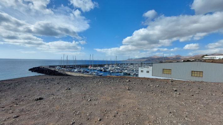 Blick zurück auf Puerto Calero.