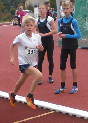 Teodor beim 800-m-Lauf 