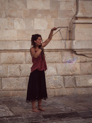 Artiste de rue à Dubrovnik