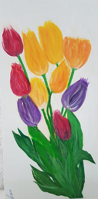 Bild Nr. 365, Format 20/40, Tulpenstrauss, Preis Fr. 195.00