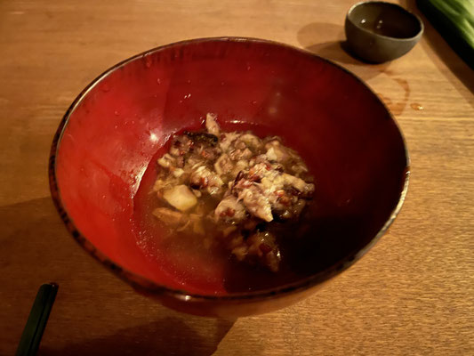 お茶漬けならぬ紅茶漬け 漆器で
