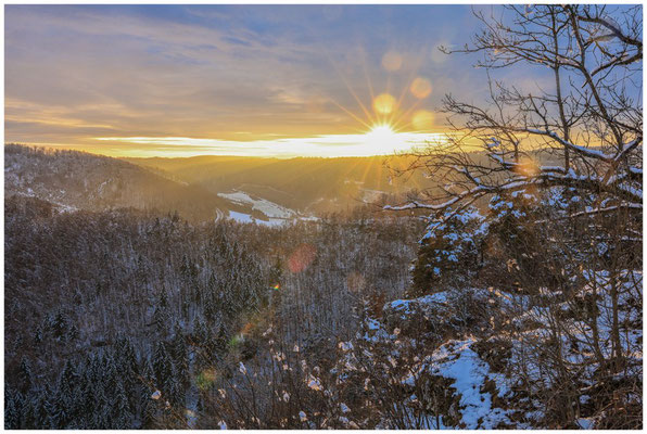 Abendstimmung auf dem Rauhen Fels bei Irndorf 0491