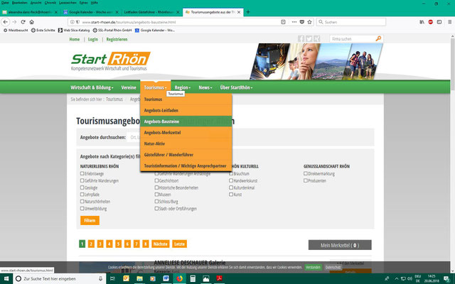 Internetportal www.start-rhoen.de