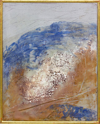 MARE SPUMANS / Pigmente und Acryl auf Leinwand / 41 x 33 cm / 2012