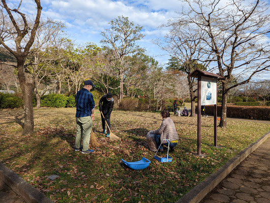 12月城北公園の清掃活動