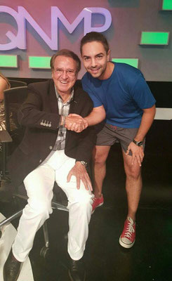 Junto al actor Carlos Villagrán (Kiko) del "Chavo Del 8" en el año 2016