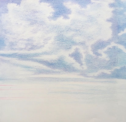 HÜPFinsBUCH! / KÜNSTLERinnenSPIELrunde "Wolken" Detail / Foto: Susanna Schaden