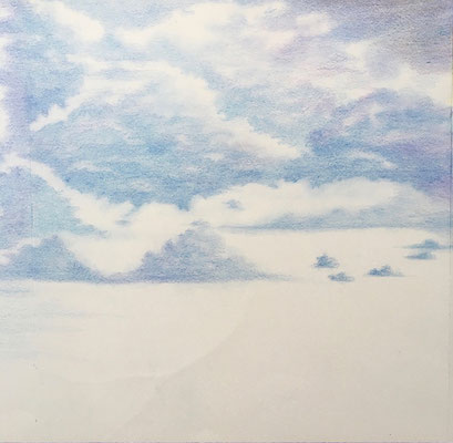 HÜPFinsBUCH! / KÜNSTLERinnenSPIELrunde "Wolken" Detail / Foto: Susanna Schaden