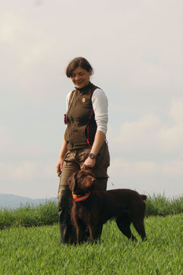 Stefanie mit Donna vom Westerloher Land