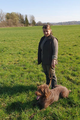 Gabi mit Elsa vom Wildenburger Land