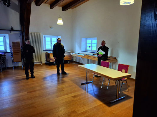 Richterbesprechung im wunderschön hergerichteten Waaghaus