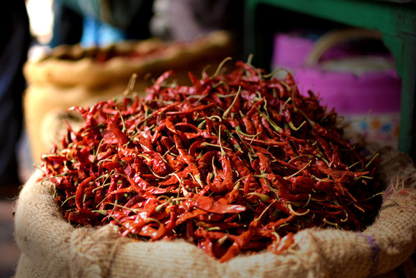 Sundried chillies are found on every market in India. If you like your curries hot than they will give you the right flavour you are looking for. 