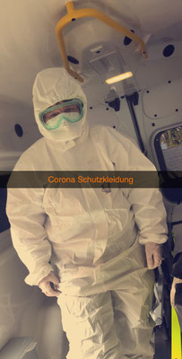Im Vollschutz während der Corona Pandemie unterwegs