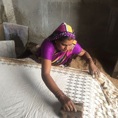 North India Tour with Textile Workshop. Bahru Blockprint Workshop
