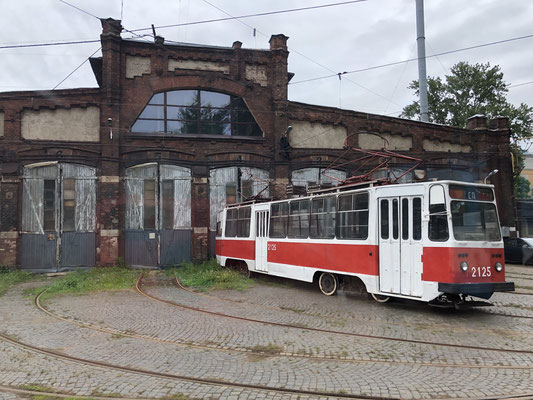 Das Straßenbahnmuseum in Sankt Petersburg (2019)