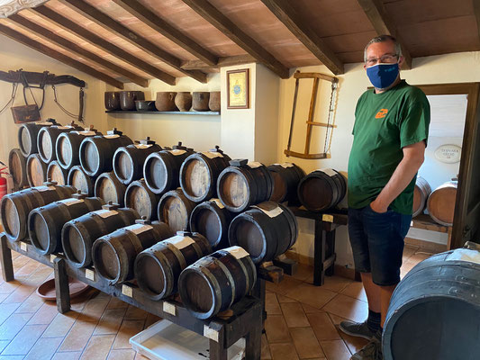 Besuch der Acetaia Leonardi - das sind die Aceto Balsamico in Wacholder-Fässern