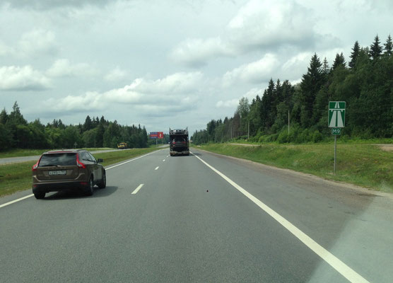 Und sogar als Autobahn gekennzeichnet.