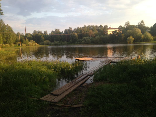 Unser Schwimmsteg