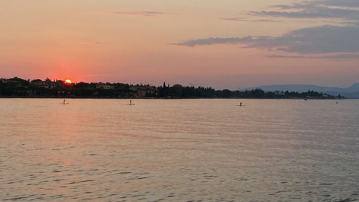 Sonnenuntergang in Peschiera