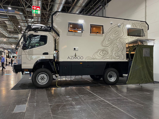 Unterwegs auf dem Caravan Salon 2020 - Expeditionsmobil von Azimoo