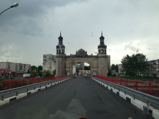 Grenzbrücke nach Sovetsk