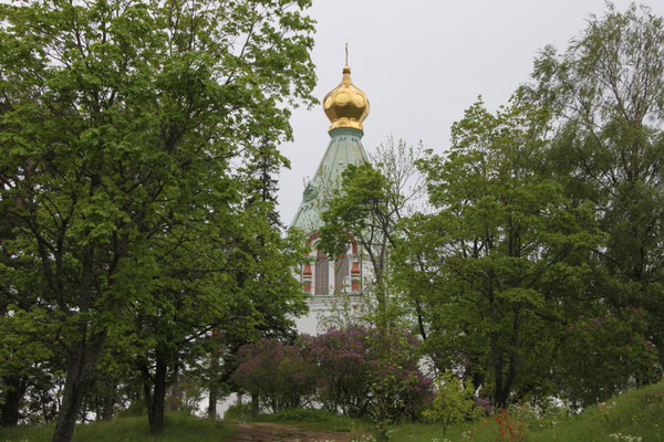 Kleine Kapelle auf einer Nachbarinsel