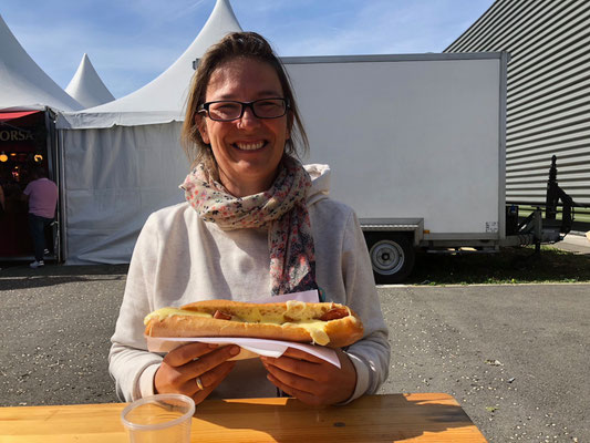 Mittagspause auf dem Salon VDL 2018 in Paris