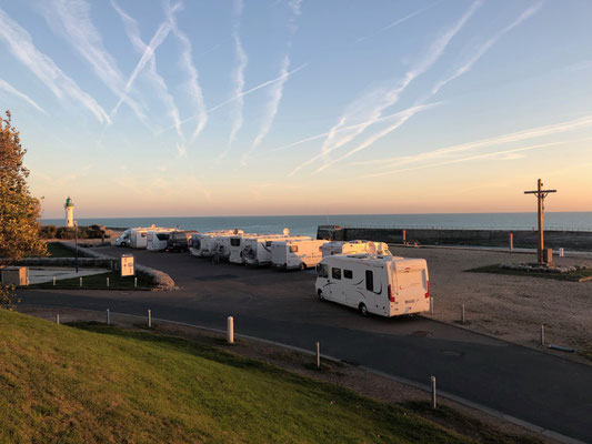 Wohnmobilstellplatz in Saint Valery en Caux