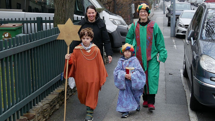 Montag (vierter Tag), fünfte Sternsinger Gruppe