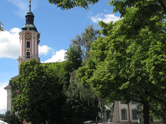 Samstag: Wallfahrtskirche in Birnau.