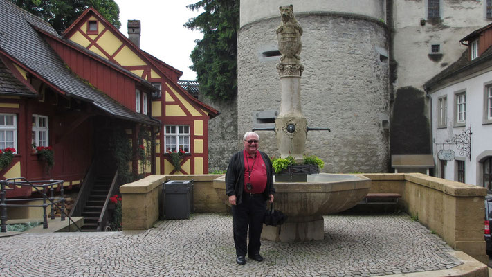 Freitag: Schnappschuss beim Bärenbrünnle in Meersburg.