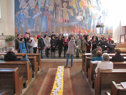 Erster Adventsonntag: der gemischte Chor Podjuna aus Bleiburg