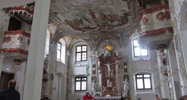 Freitag: Schlosskapelle beim Neuen Schloss Meersburg.