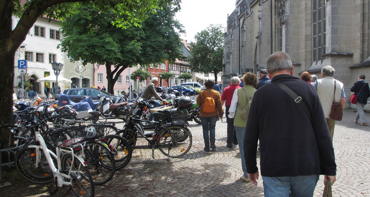 Samstag: Rundgang durch die Altstadt von Überlingen.