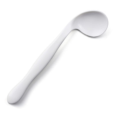 Left handed angled spoon