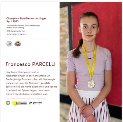 Francesca Parcelli | U14 | 1. Platz