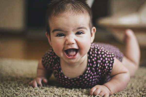 laughing baby